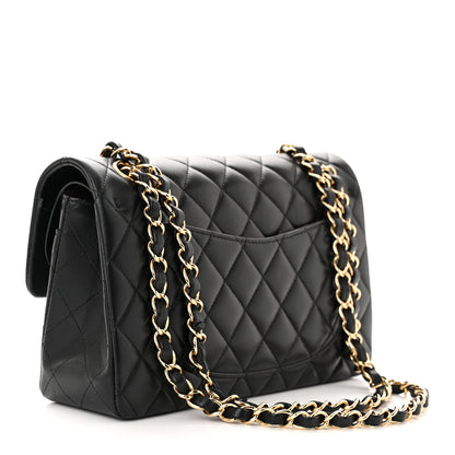 Chanel Lambskin Quilted Small Double Flap Black 3 of 11