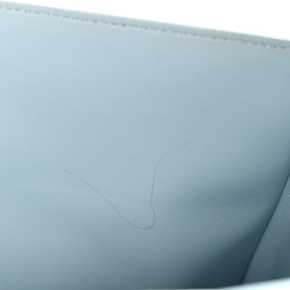 Chanel Caviar Quilted Jumbo Double Flap Light Blue 10 of 12