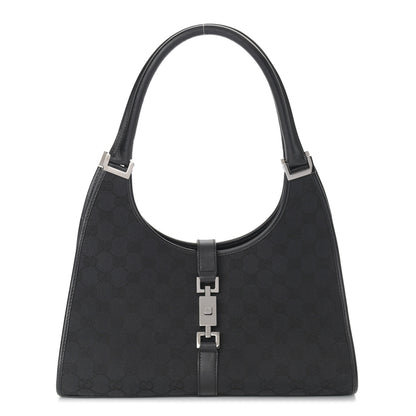Gucci Monogram Small Bardot Black 1 of 10