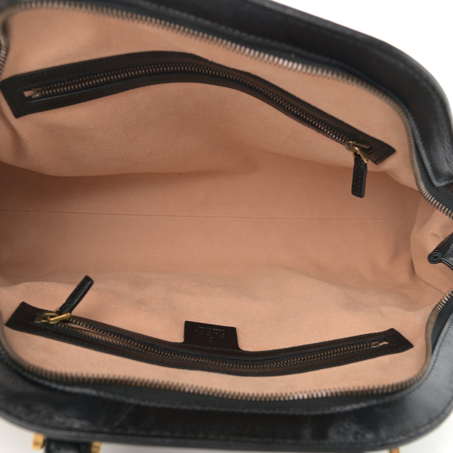 Gucci Calfskin Medium Re(Belle) Top Handle Bag Black 5 of 10