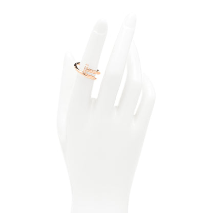 Cartier 18K Pink Gold Diamond Juste Un Clou Ring 52 6 2 of 5