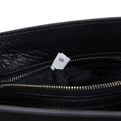 Prada Cervo Deerskin Shopping Tote Black 10 of 10
