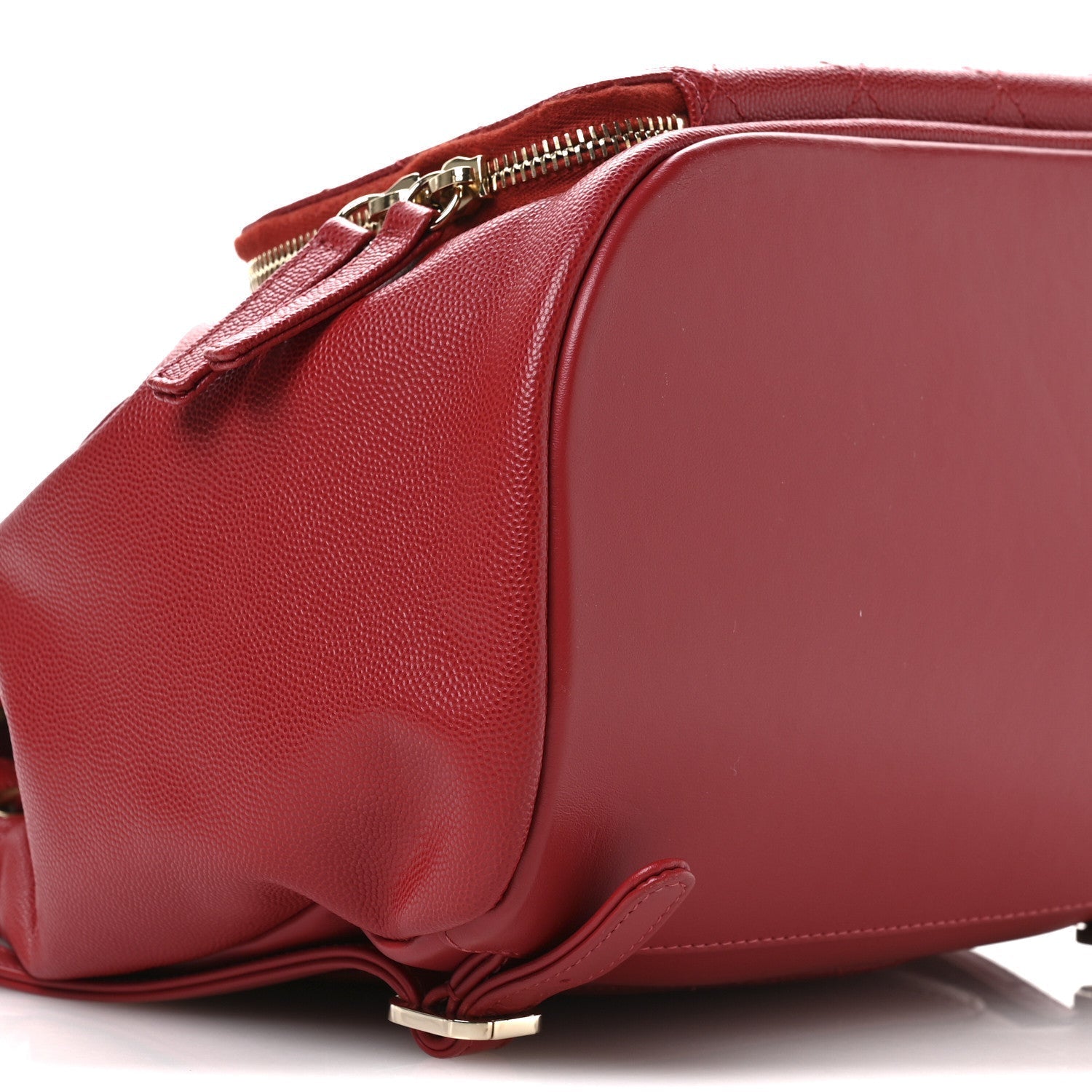 Chanel Caviar Quilted Business Affinity Backpack Red 9 of 10