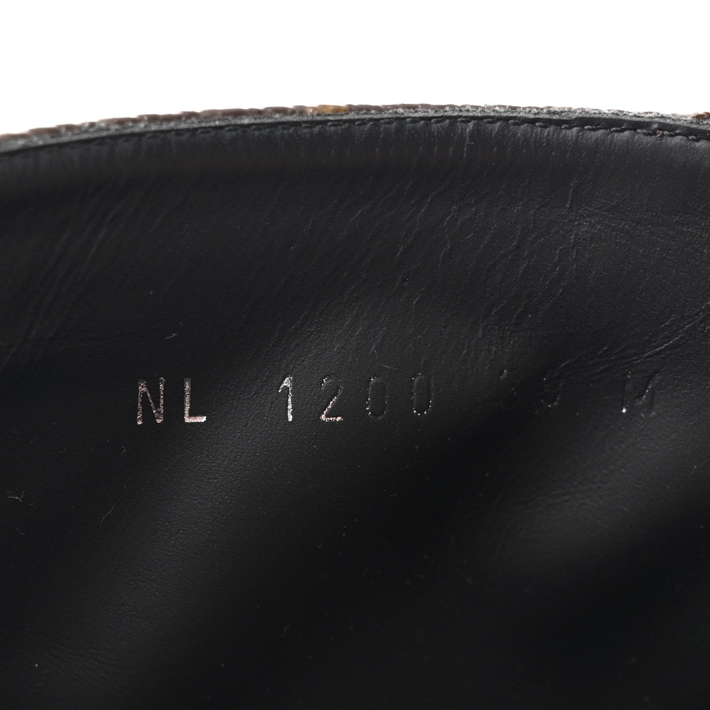 Calfskin Monogram Wonderland Flat Ranger Boots 39 Black