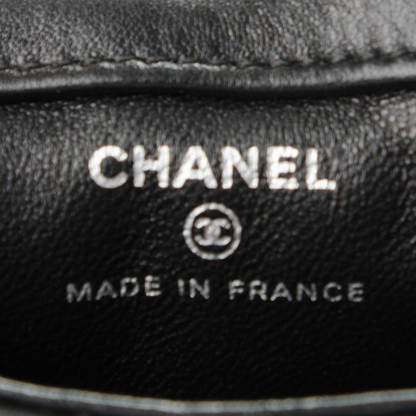 Calfskin Quilted 2.55 Ankle Wrist Bag Black