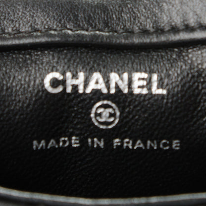 Chanel Calfskin Quilted 2.55 Ankle Wrist Bag Black 7 of 9