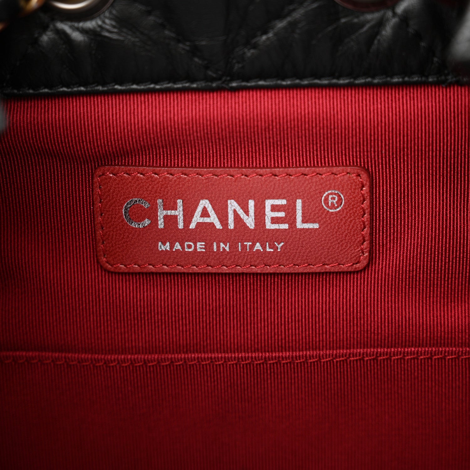 Chanel Aged Calfskin Quilted Small Gabrielle Backpack Black 6 of 11