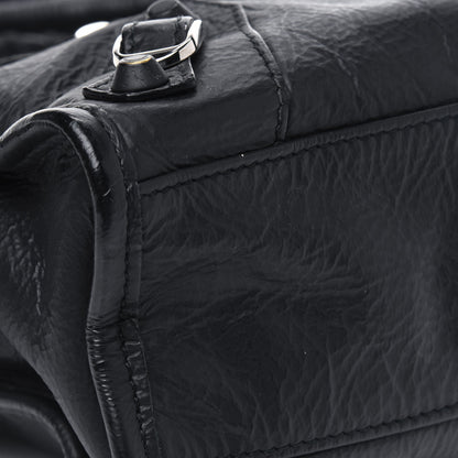 Balenciaga Matte Goatskin Rubber Covered Classic Hardware Mini City Black 9 of 18