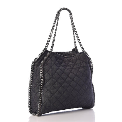 Stella McCartney Denim Quilted Small Falabella Tote 3 of 14