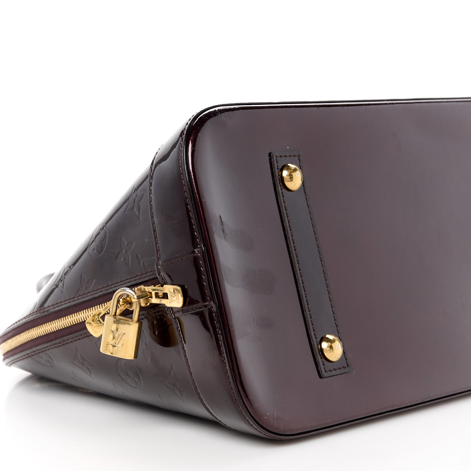 Louis Vuitton Vernis Alma GM Amarante 9 of 10
