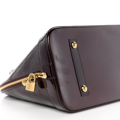 Louis Vuitton Vernis Alma GM Amarante 9 of 10