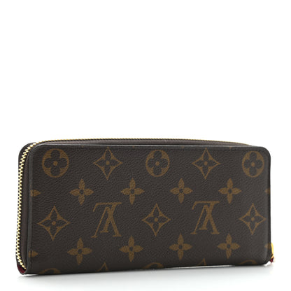 Louis Vuitton Monogram Clemence Wallet Fuchsia 3 of 9