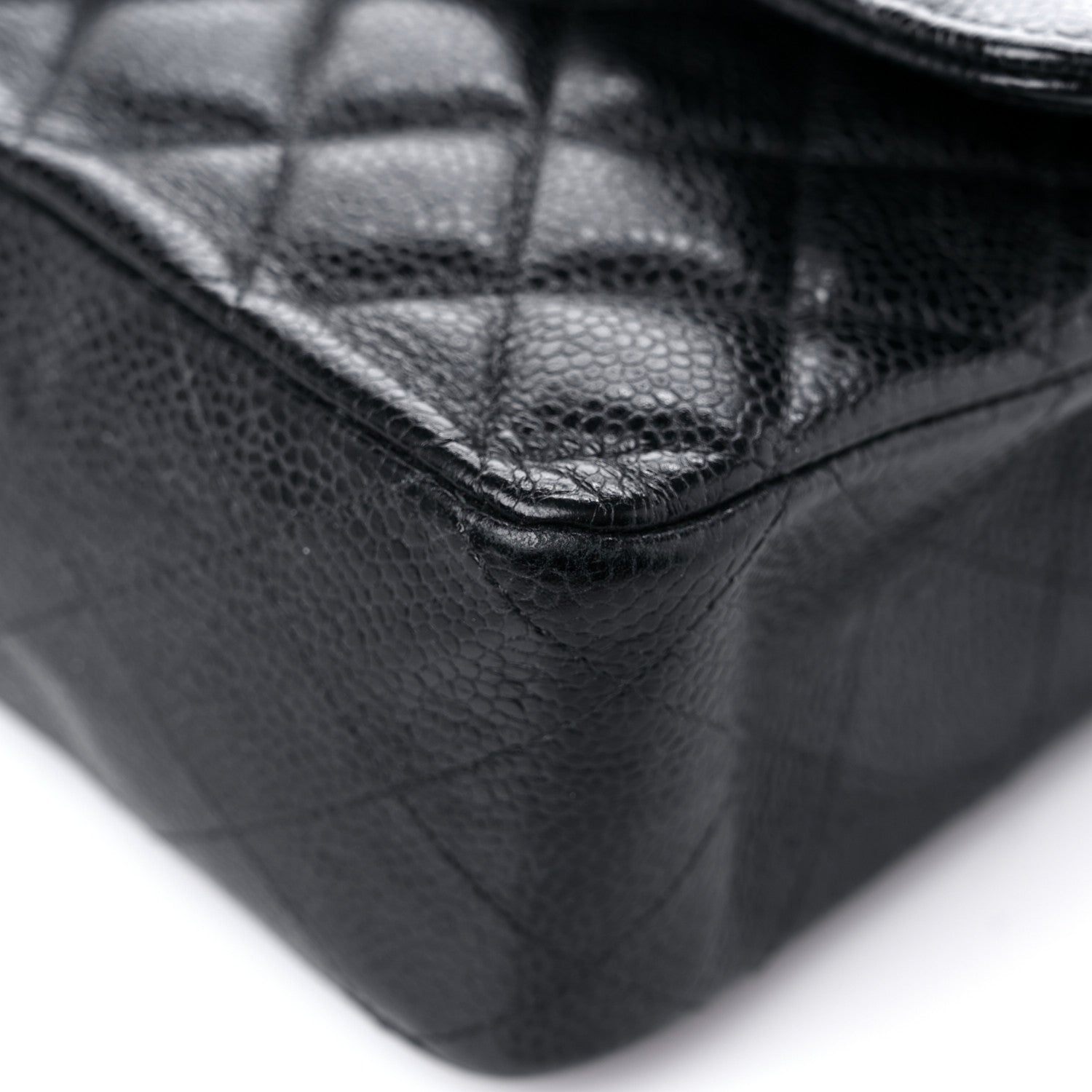 Chanel Caviar Quilted Medium Double Flap Black 9 of 14