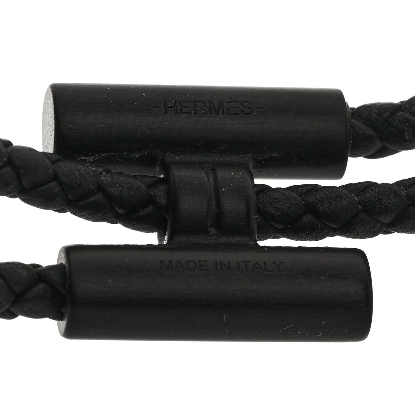Swift Double Wrap Cord Tournis Tresse Bracelet T6 Black