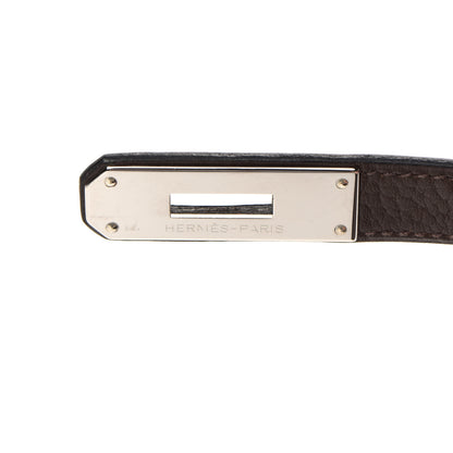 Hermes Taurillon Clemence Kelly Retourne 35 Chocolate 31 of 37