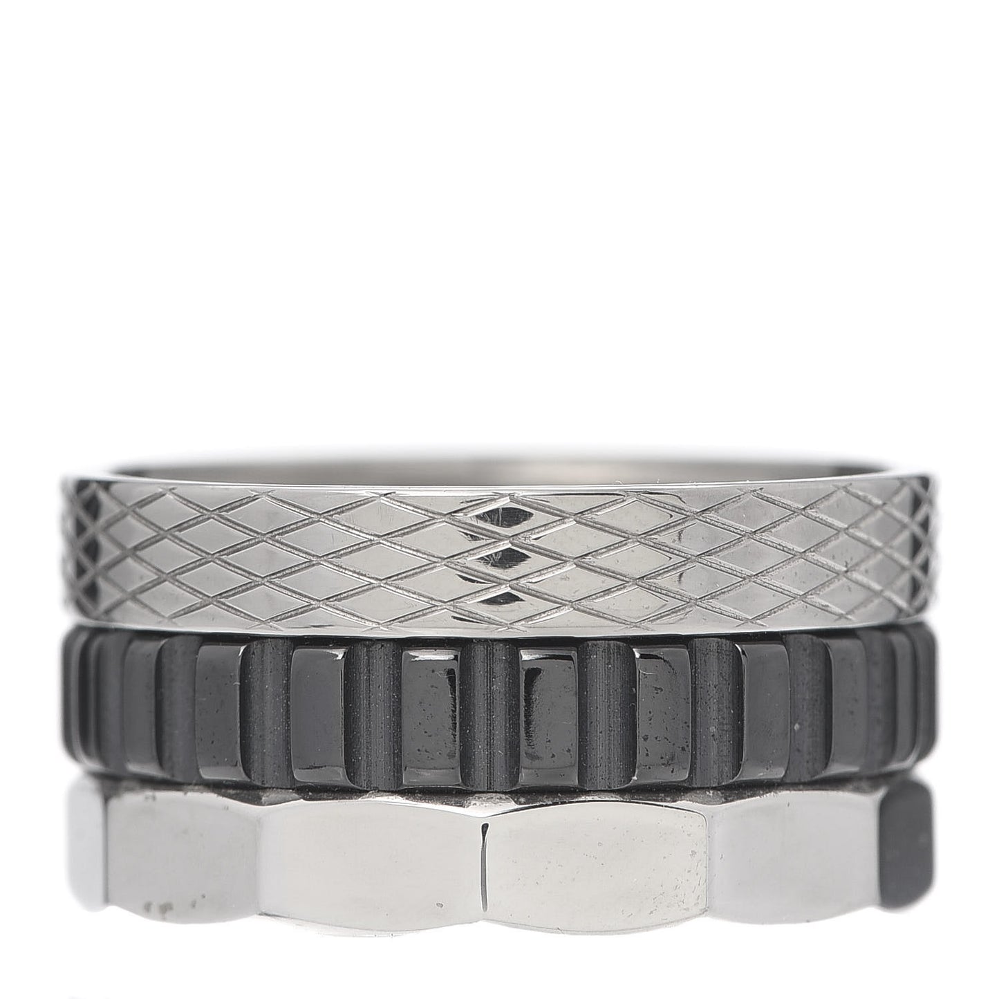 Stainless Steel Titanium Paloma Caliper Ring 60 9