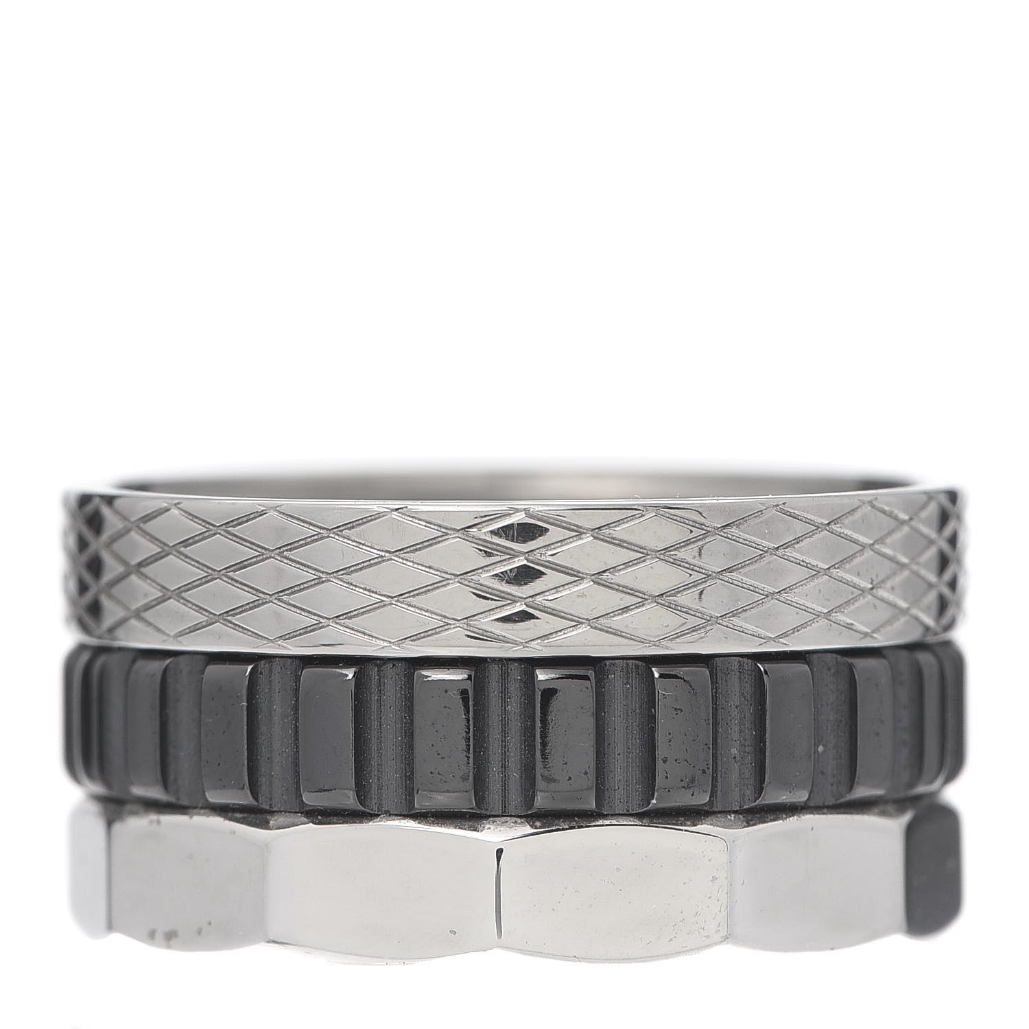 Tiffany Stainless Steel Titanium Paloma Caliper Ring 60 9 1 of 5