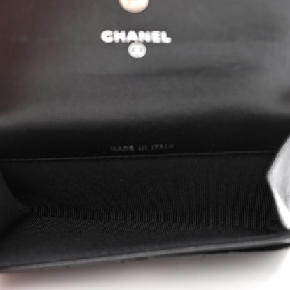 Chanel Patent Quilted Flap Card Holder So Black 5 of 10