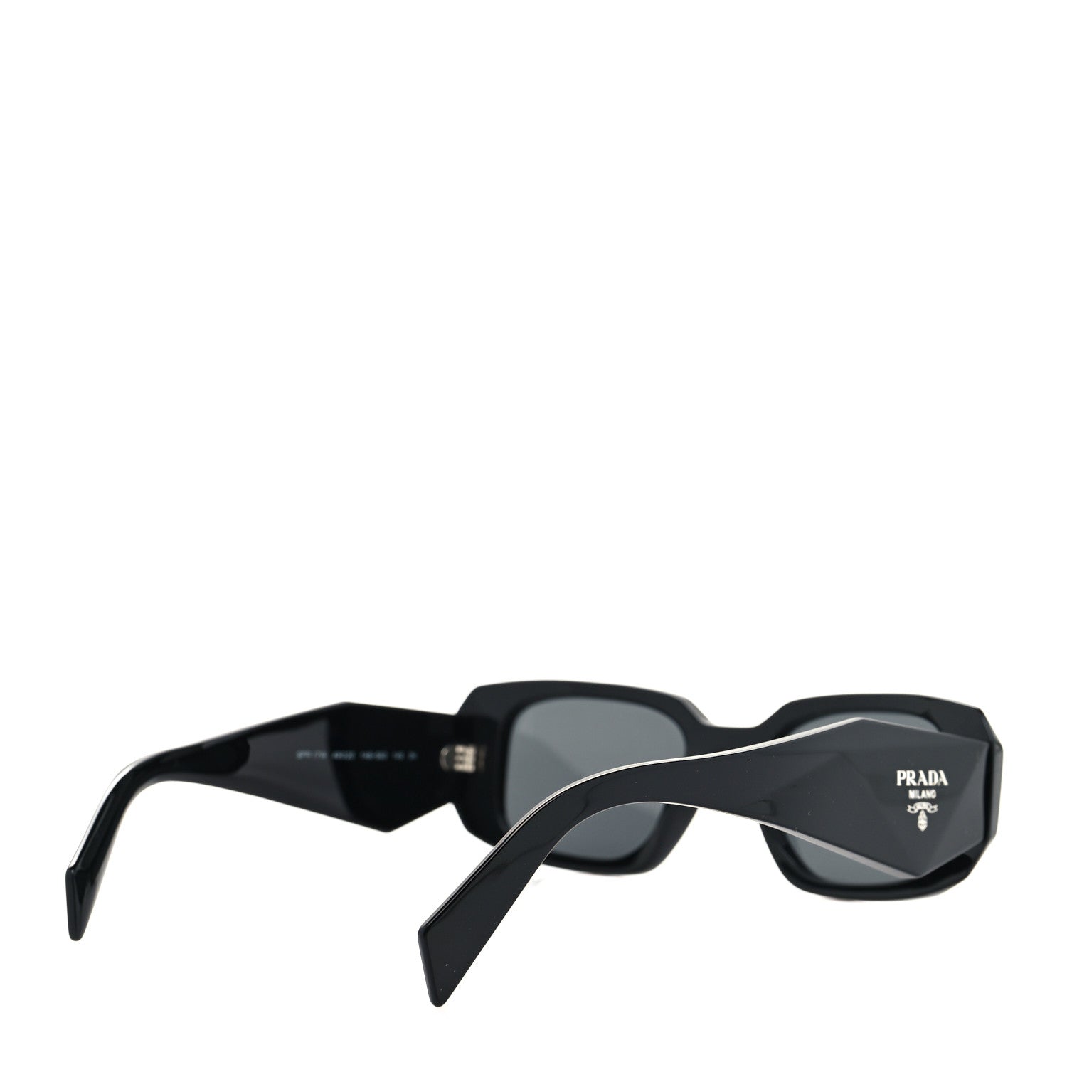 Prada Acetate Symbole Sunglasses SPR 17W Black 4 of 6