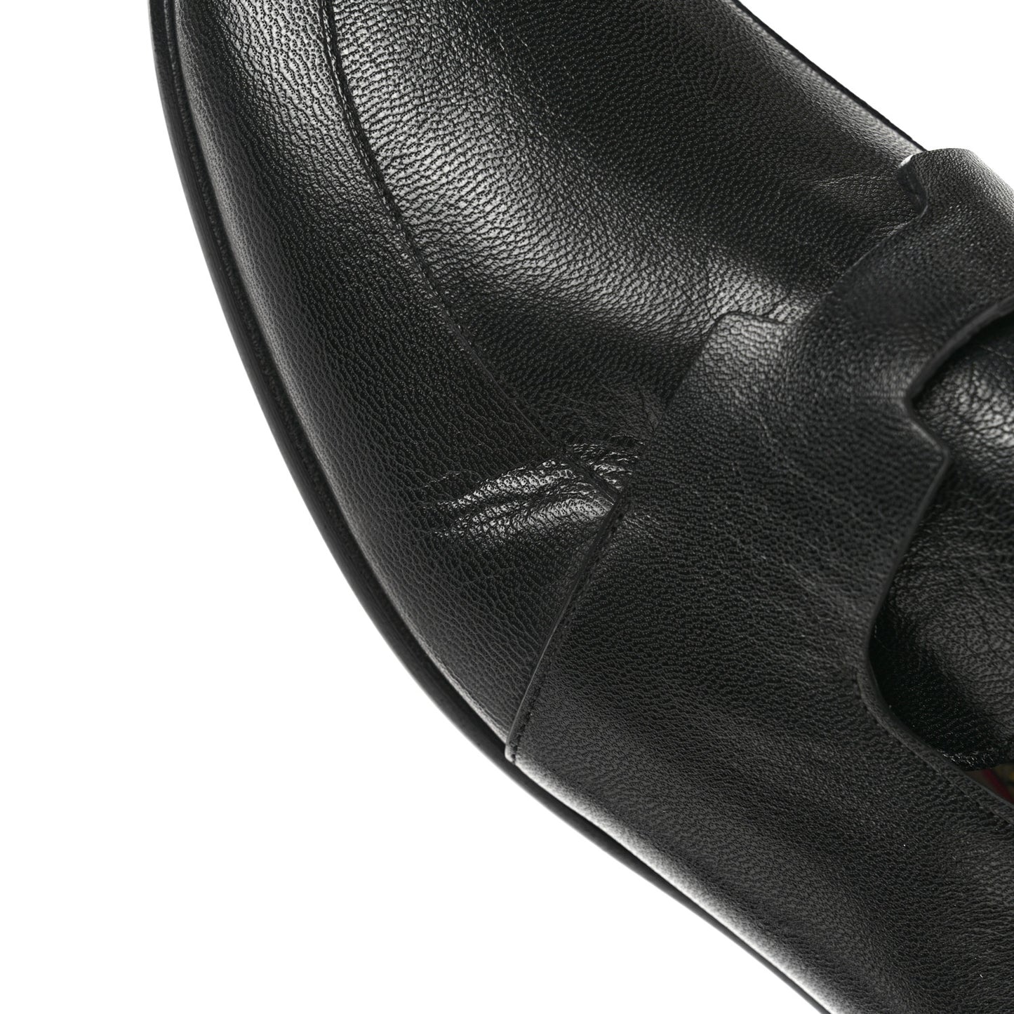 Goatskin Womens Ancora Moccasin Loafers 36 Black