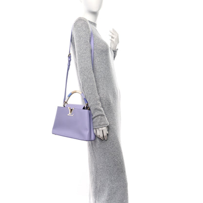 Louis Vuitton Taurillon Kintsugi Capucines BB Iris 2 of 8