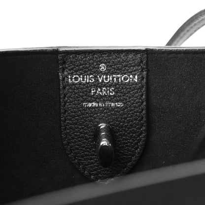Louis Vuitton Calfskin Lockme Cabas Black 6 of 10