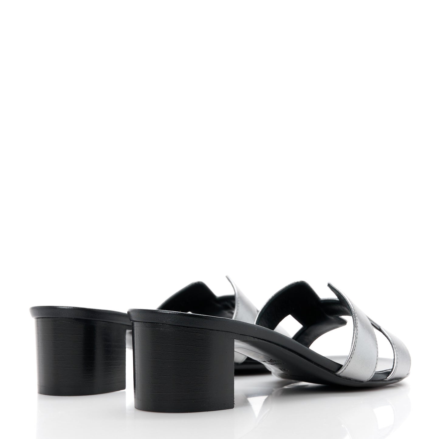 Metallic Nappa Oasis Sandals 37 Argent