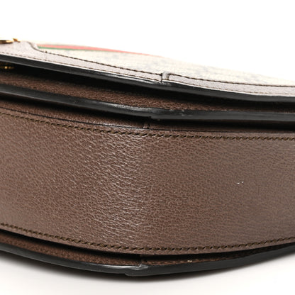 Gucci GG Supreme Monogram Web Small Ophidia Flap Messenger Bag Brown 10 of 11