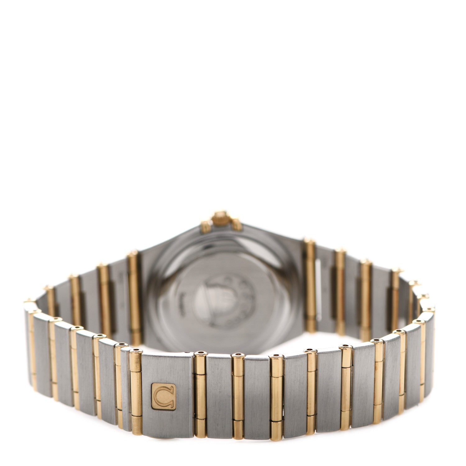 Omega Stainless Steel 18K Yellow Gold Diamond Mother of Pearl 27mm Constellation Automatic Watch 1282.75.00 3 of 4