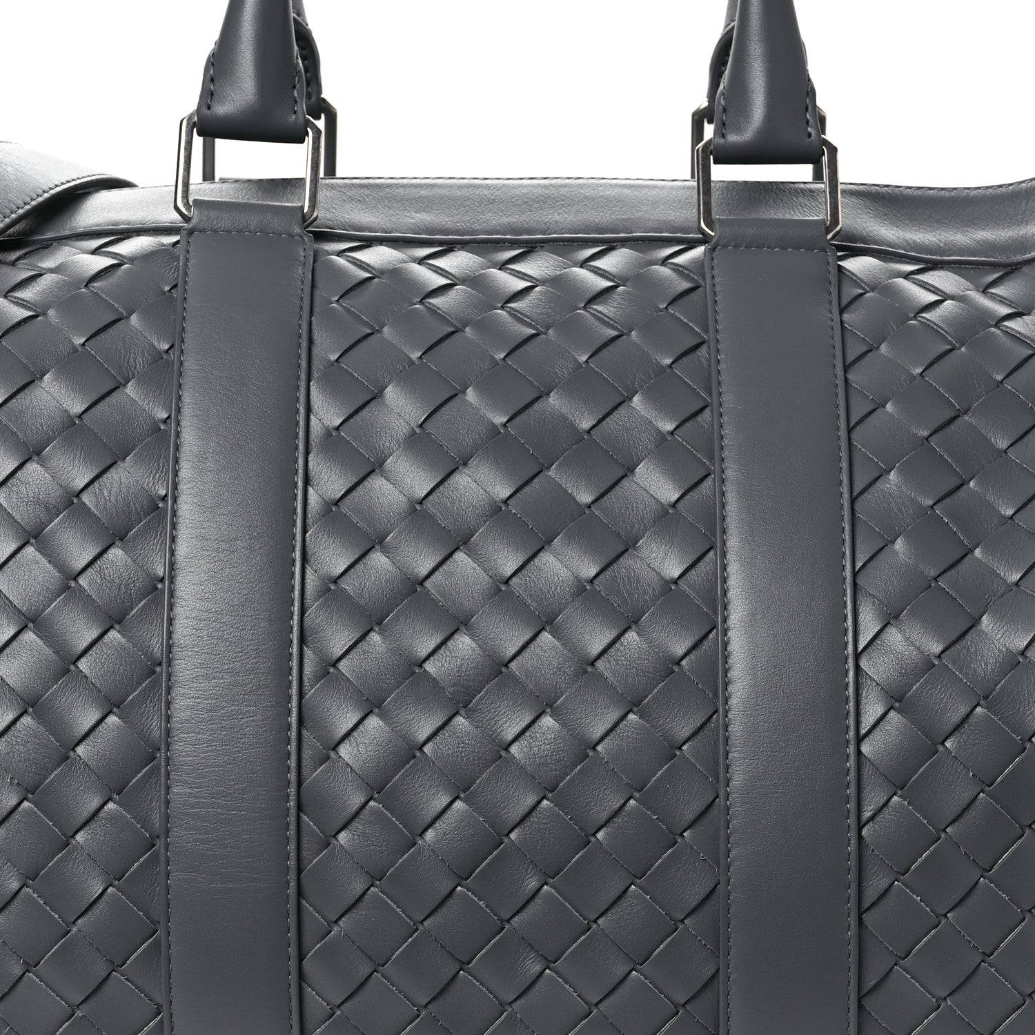 Bottega Veneta Nappa Intrecciato Medium Duffle Bag Thunder 8 of 11