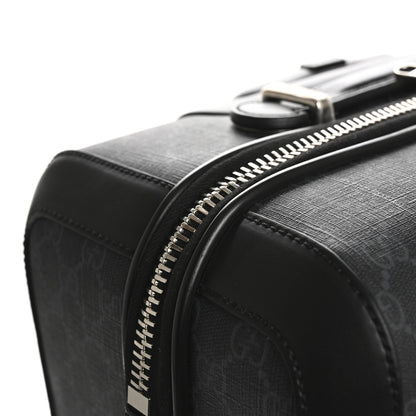 Gucci GG Supreme Monogram Gran Turismo Suitcase Black Grey 11 of 13