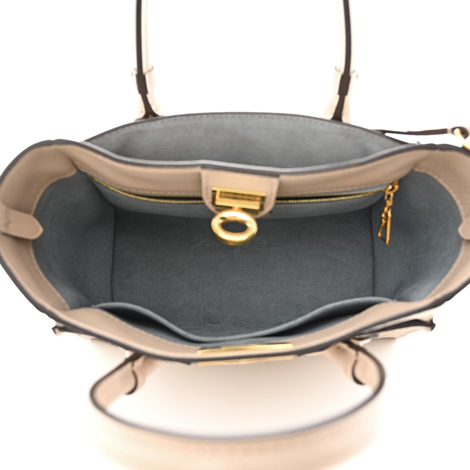 Louis Vuitton Calfskin Monogram On My Side PM Greige 5 of 9