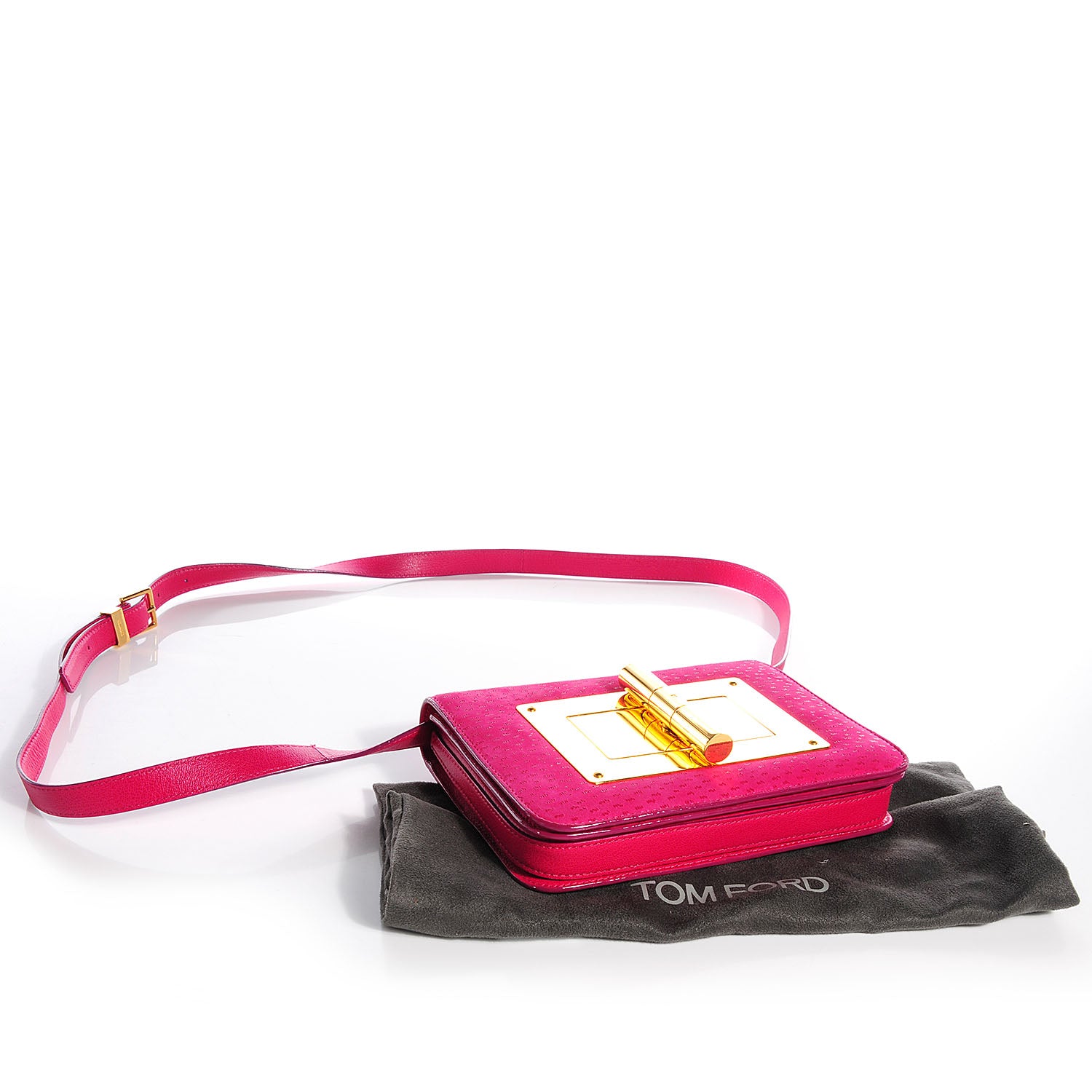 Tom Ford Peccary Natalia Medium Bag Hot Pink 5 of 11