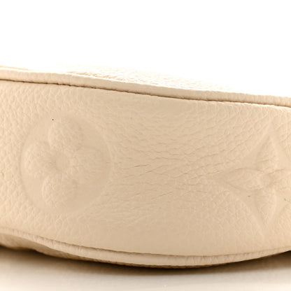 Louis Vuitton Empreinte Monogram Giant Multi Pochette Accessories Mini Pochette Cream 9 of 9