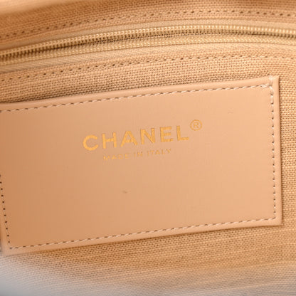 Chanel Calfskin Quilted Large Shopping Bag Black 6 of 9