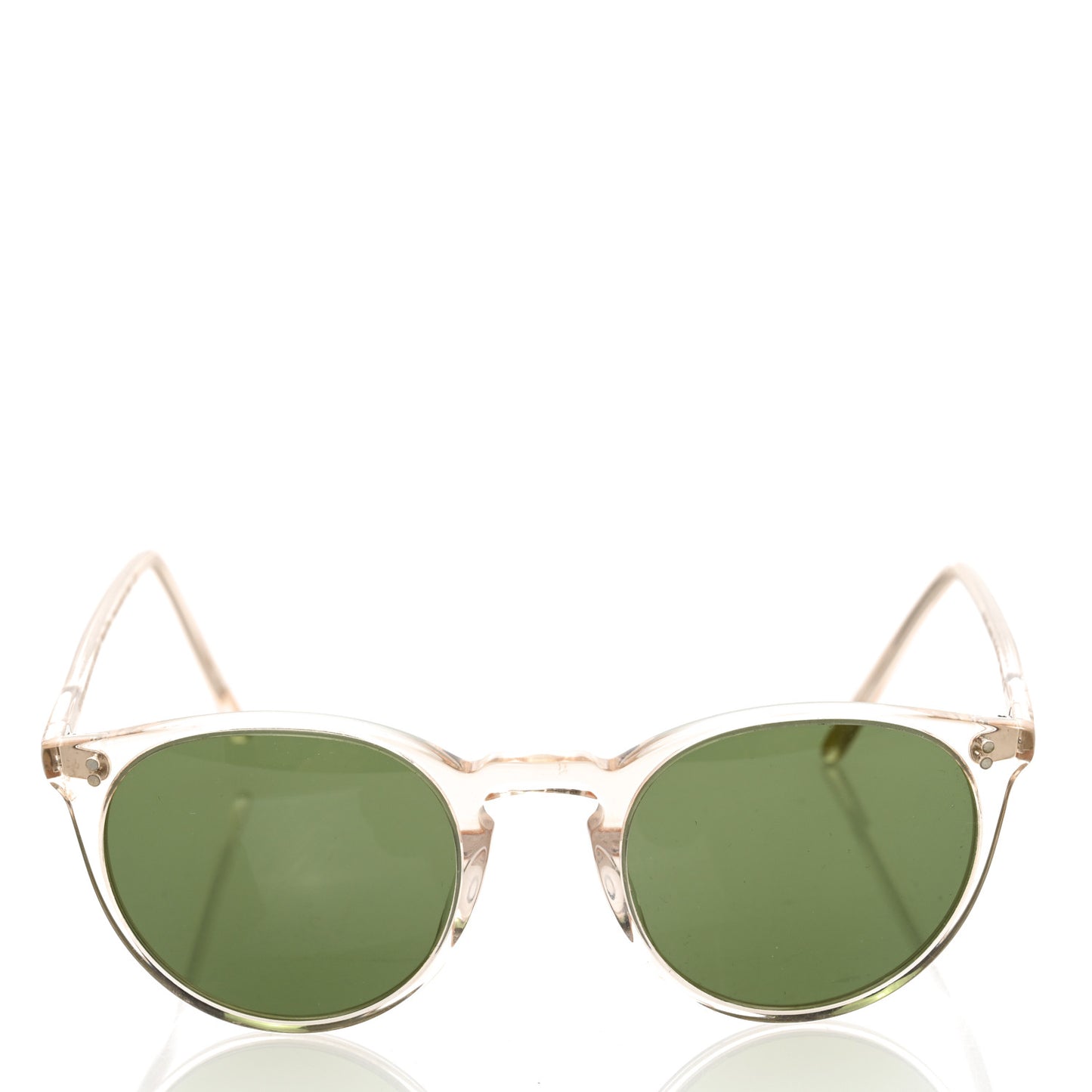 Acetate Sunglasses Transparent Green