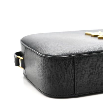 Saint Laurent Grain De Poudre Medium Classic Monogram Camera Bag Black 9 of 13