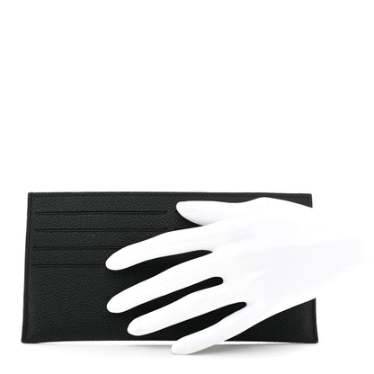 Louis Vuitton Calfskin Felicie Chain Wallet Card Holder Insert Black 2 of 6