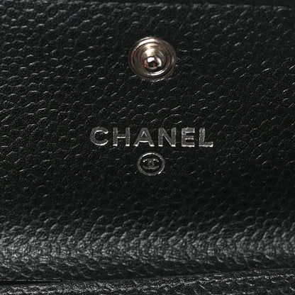Chanel Caviar Quilted Flap Card Holder Black 6 of 8