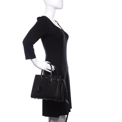 Saint Laurent Grain De Poudre Baby Sac De Jour Black 3 of 12