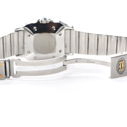 Cartier Stainless Steel 18K Yellow Gold 29mm Santos De Cartier Galbee Automatic Watch 5 of 5