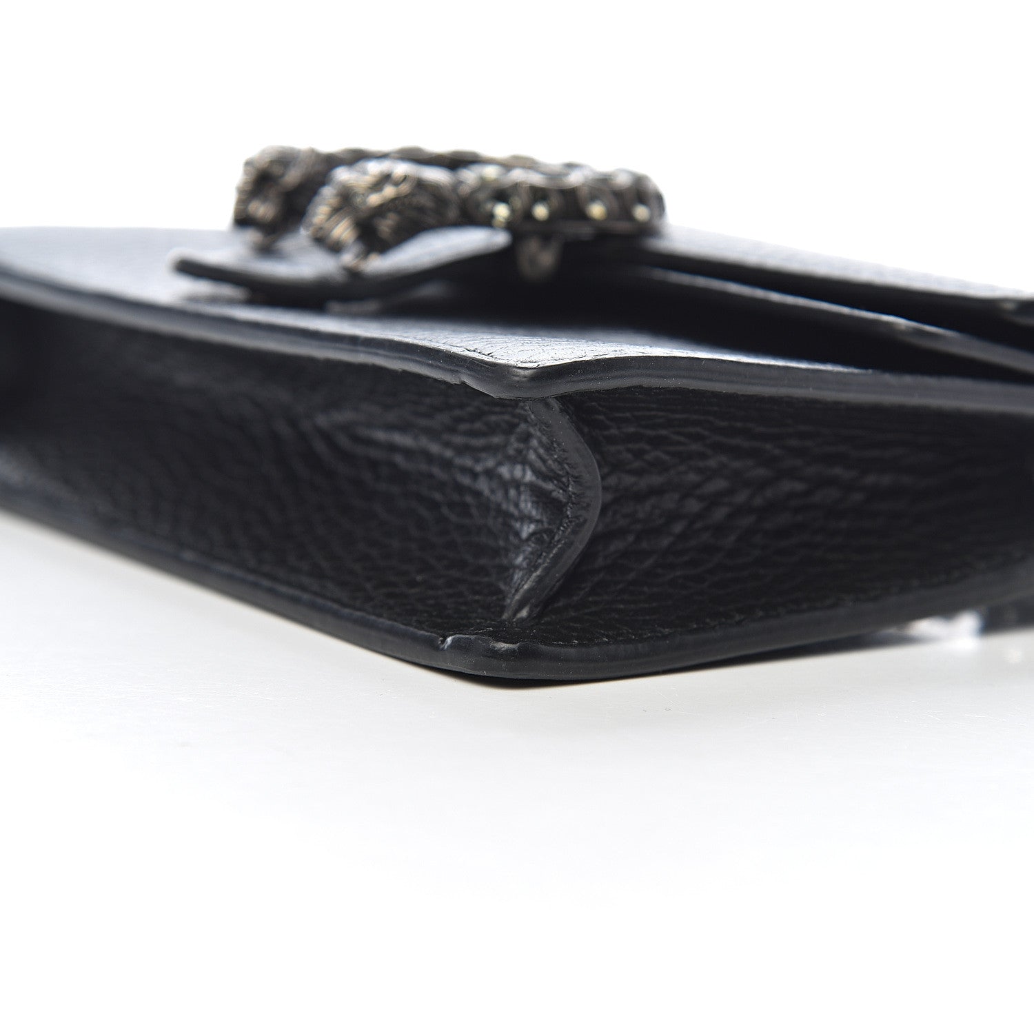 Gucci Calfskin Super Mini Dionysus Shoulder Bag Black 10 of 11