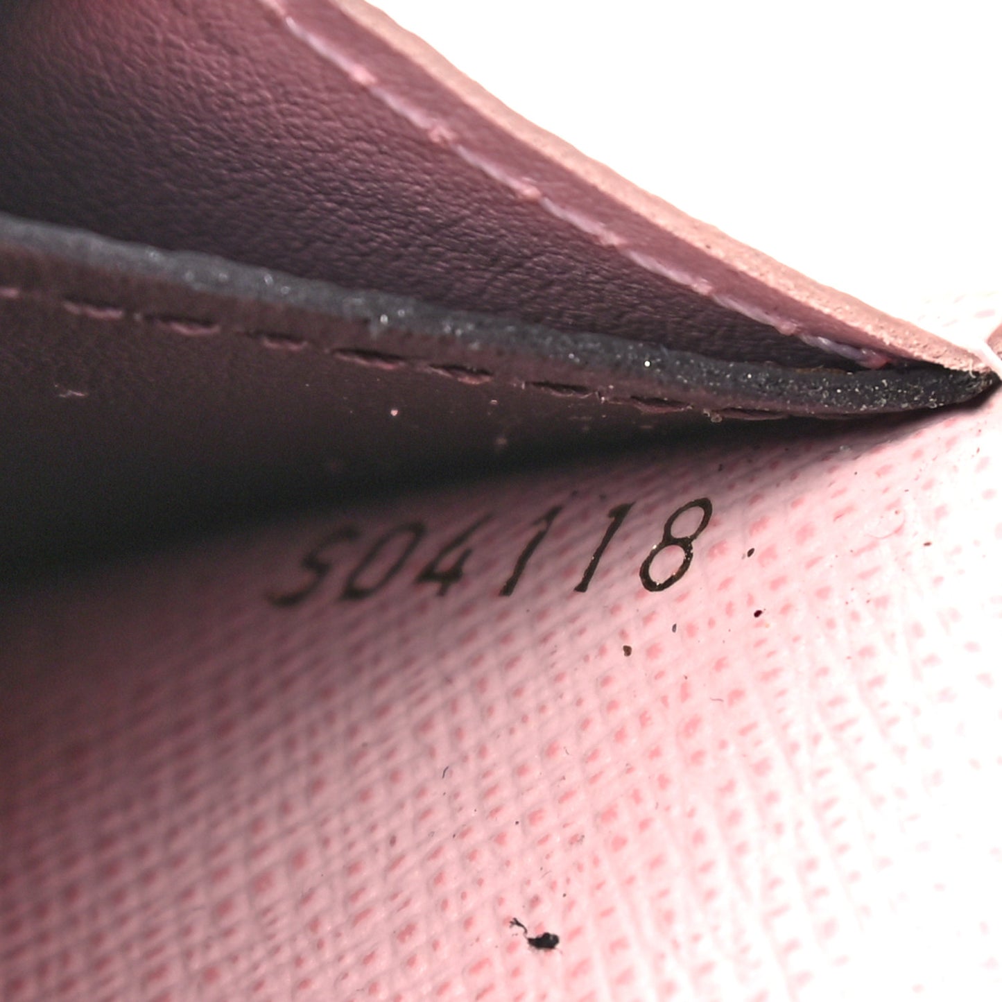 Monogram Emilie Wallet Rose Ballerine