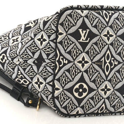 Louis Vuitton Jacquard Since 1854 Neverfull MM Grey 7 of 8