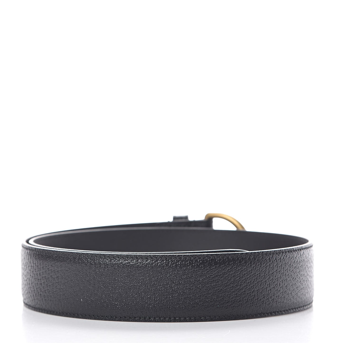 Textured Dollar Calfskin 40mm Belt 80 32 Black