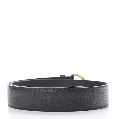 Gucci Textured Dollar Calfskin 40mm Belt 80 32 Black 3 of 6