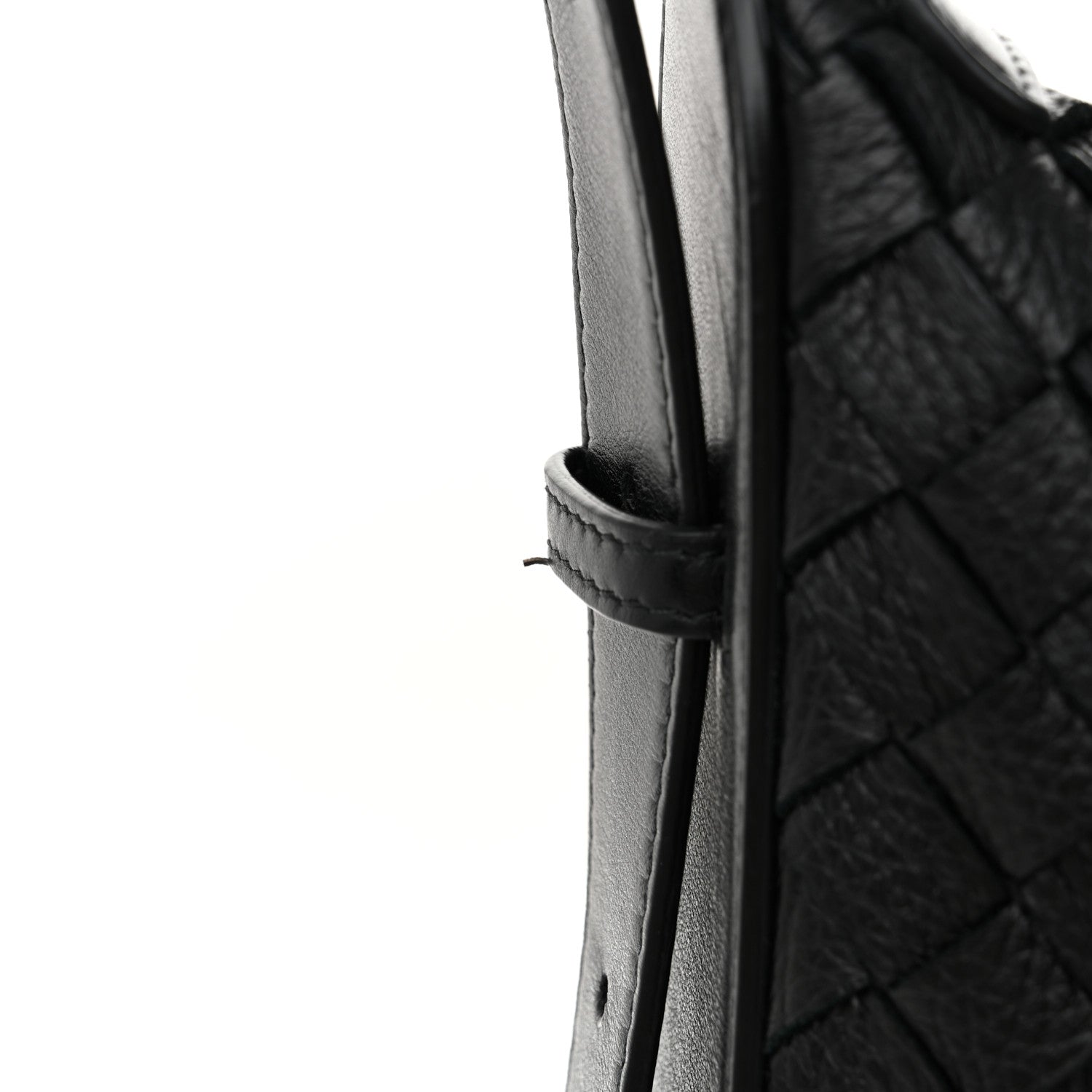 Bottega Veneta Deerskin Intrecciato Small Traveler Hobo Black 11 of 11