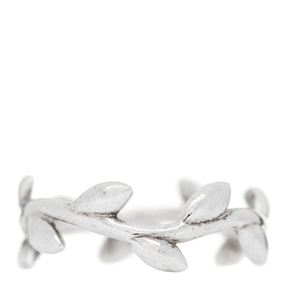 Tiffany Sterling Silver Paloma Picasso Narrow Olive Leaf Band Ring 47 4 1 of 5