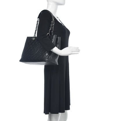Chanel Caviar Quilted Grand Shopping Tote GST Black 2 of 12