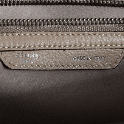 Celine Drummed Calfskin Mini Luggage Dune 8 of 10